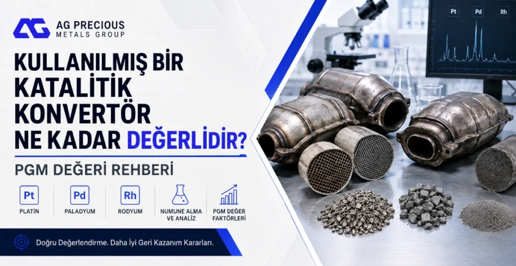 Kullanılmış Bir Katalitik Konvertör Ne Kadar Değerlidir? PGM Değeri Rehberi