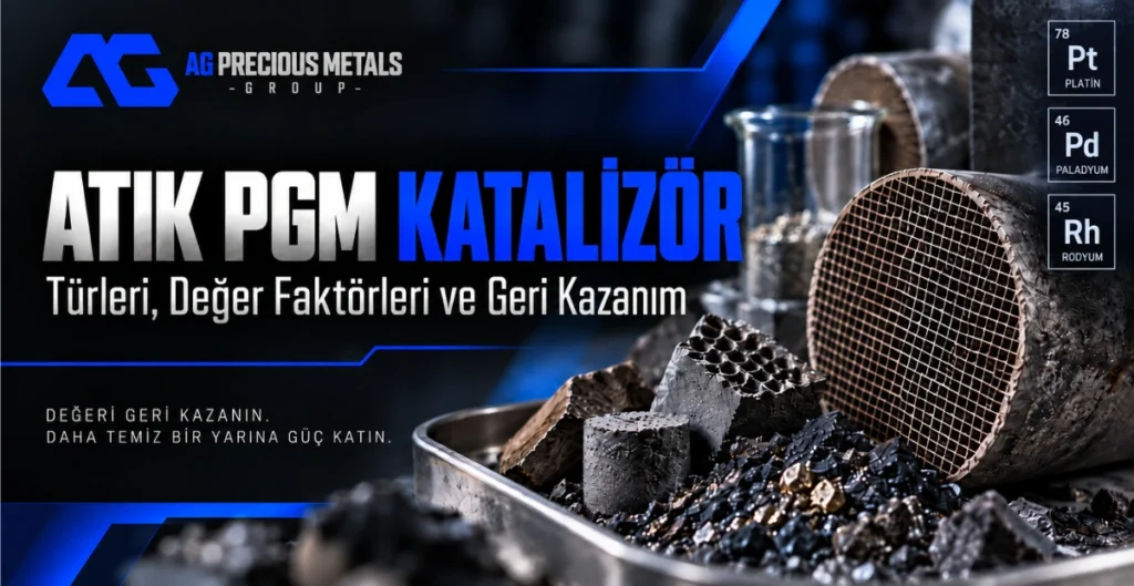 Atık PGM katalizör geri dönüşümü ve değerli metal geri kazanımı